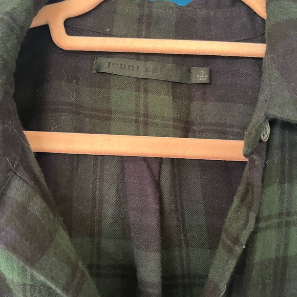 JENNI KAYNE LIGHTWEIGHT FLANNEL SHIRT XS - Picture 4 of 4